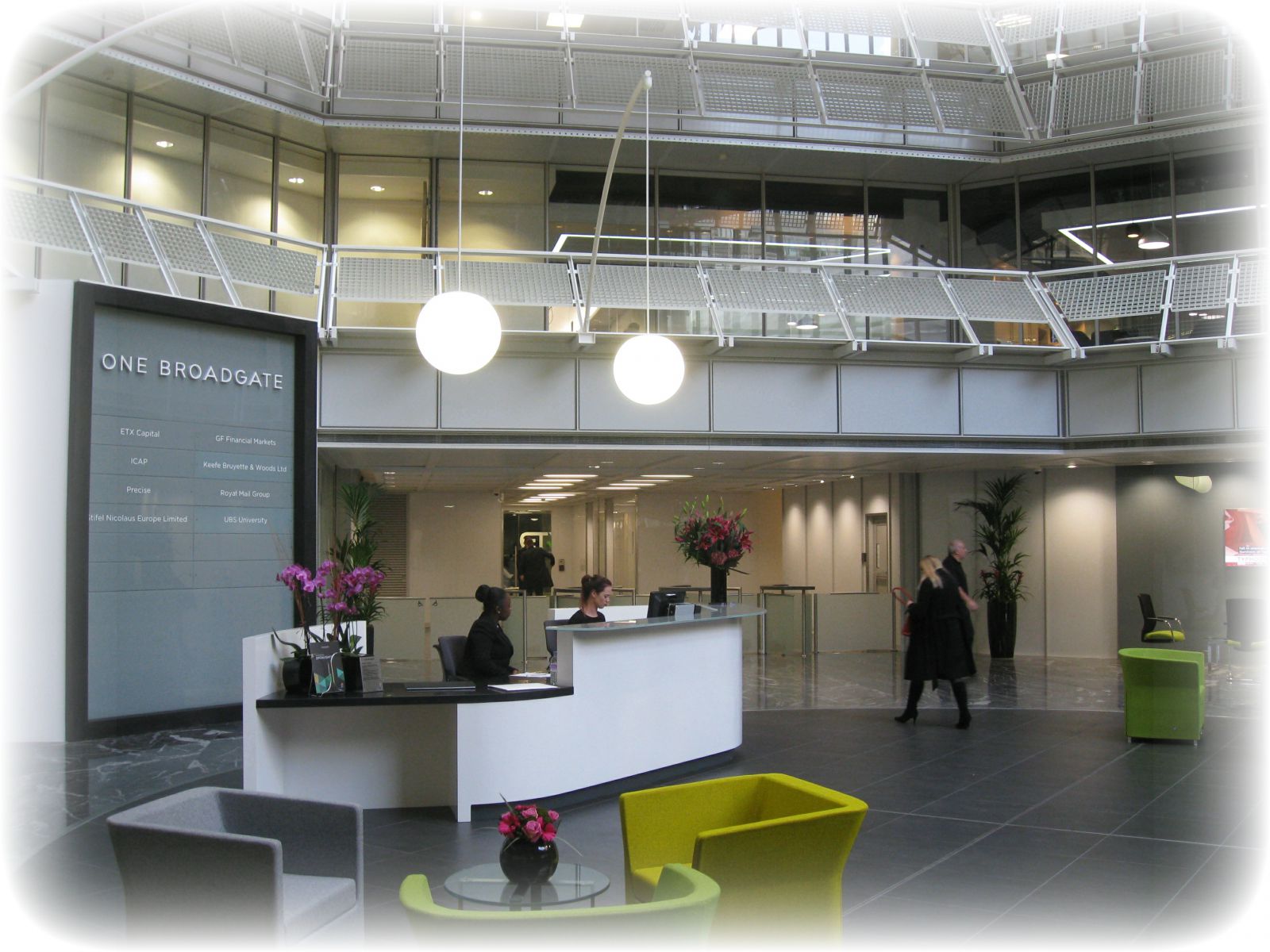 Main Reception, One Broadgate